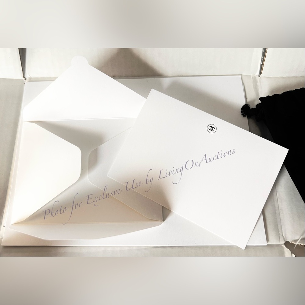 Chanel Holiday 2025 Camellia Flower Charm Ornament Gift Box Card Receipt Ribbon - Picture 8 of 10